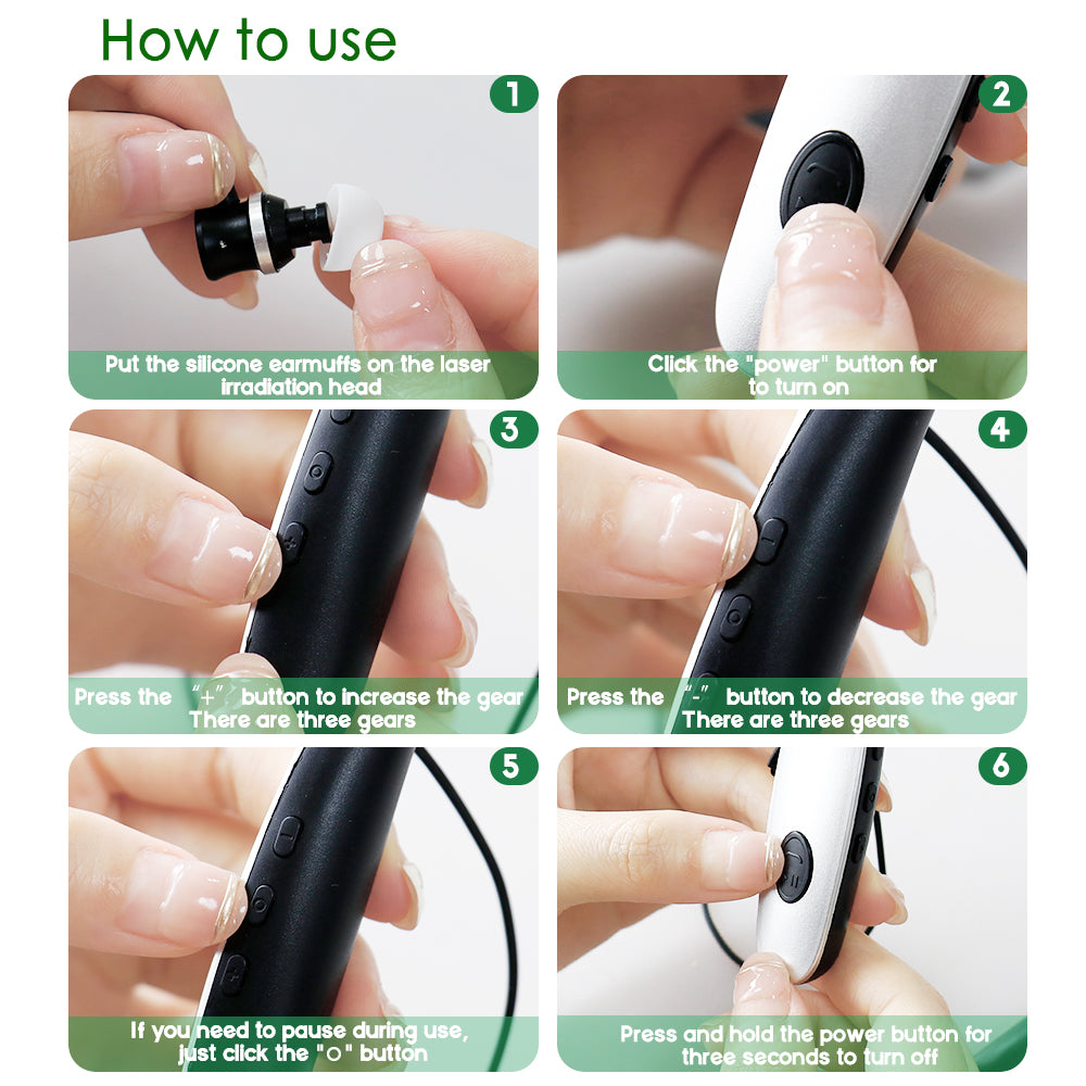 Portable Red Light Therapy Device for Ear and Nose – Safe & Easy Home Use